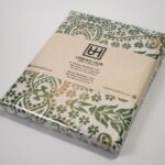 Mint & Peach Heritage Print Double Bedsheet Set