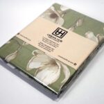 Sage Green Floral Printed Double Bedsheet Set