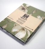 Sage Green Floral Printed Double Bedsheet Set