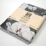 Slate Blue Blossom Double Bedsheet Set