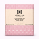 Light Pink Printed Single Bed Sheet Set