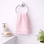 Baby Pink Premium Cotton Bath Towel - Image 3