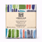 Multicolor Abstract Printed Single Bedsheet Set