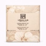 Beige Floral Printed Single Bed Sheet Set