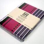 Pink & Lavender Floral Stripe Double Bedsheet Set