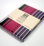 Pink & Lavender Floral Stripe Double Bedsheet Set