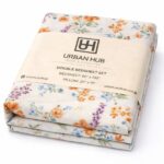 Off White Multicolor Floral Double Bedsheet Set