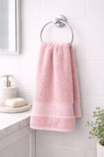 Baby Pink Premium Cotton Bath Towel - Image 2