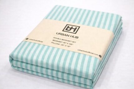 Double bed lining (striped) Light Blue